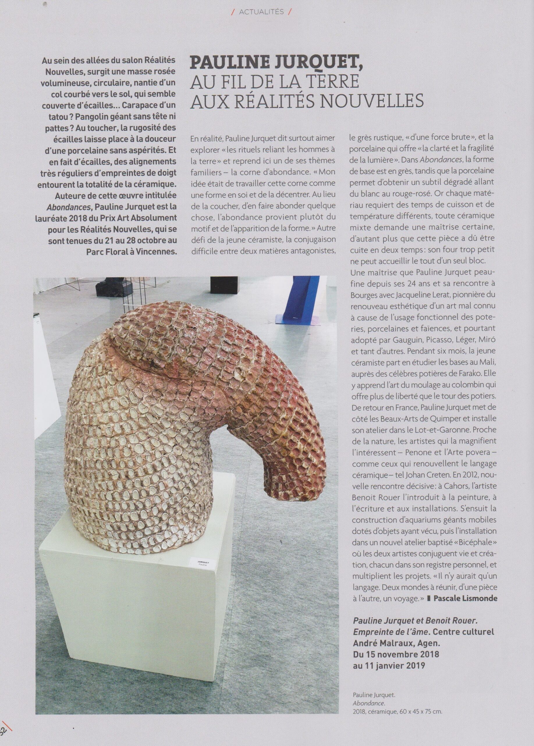 Article Art absolument